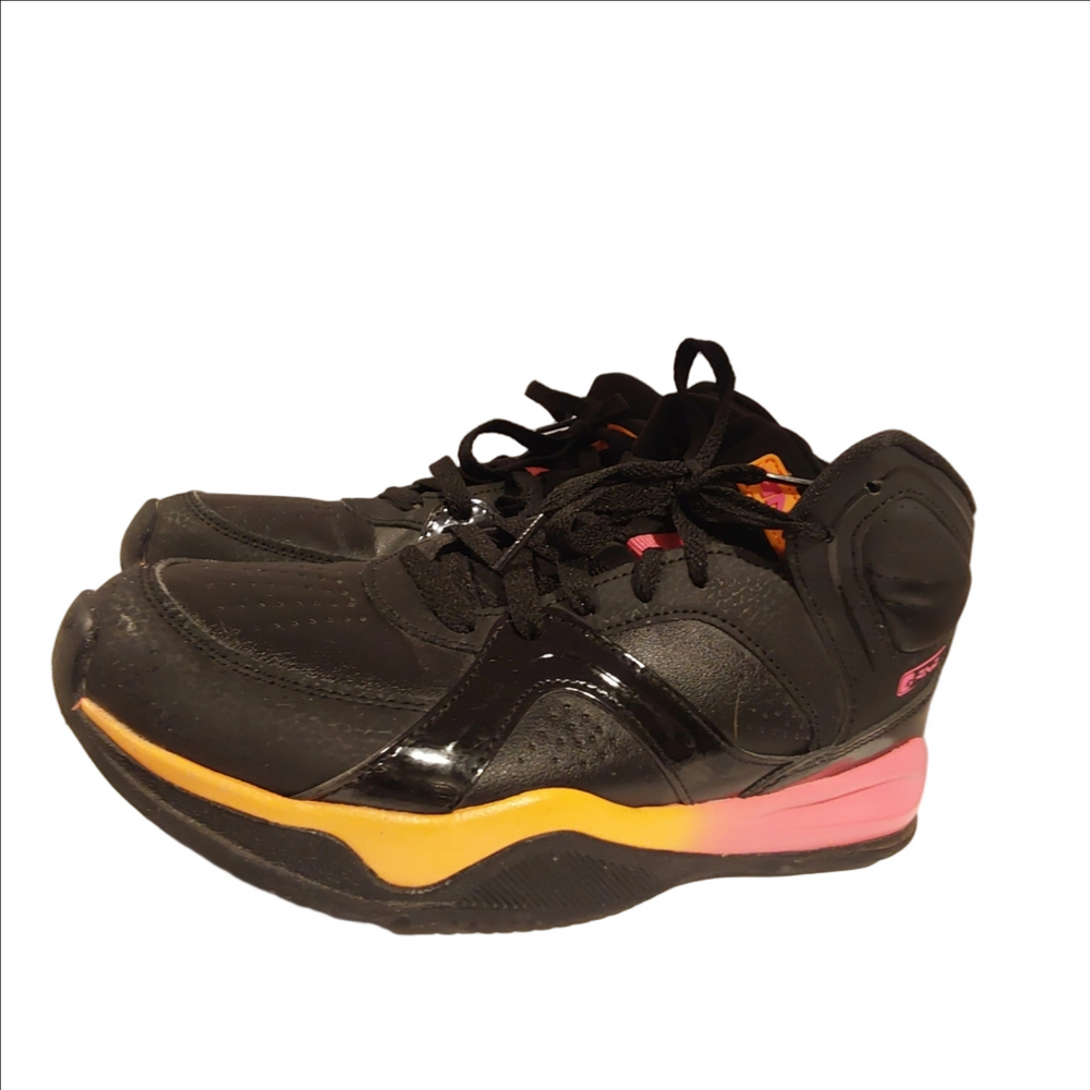 AND1 High-Top Basketball Sneaker Women Sz 8.5 Black/Pink